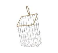 SUIOPPYUW Nordic Organizer Basket Storage Rack Pantry Complements Any Decor While Providing Functional Storage Solutions For Everyone Simple Living Room Small Hanging Basket Container , 20x8.5x29cm