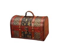 SUIOPPYUW Nostalgic Storage Box Vintage Suitcase Innovative Beautiful Decor Item Versatile For Various Uses Which Increases Security And Practicality. Photography Props Box Has