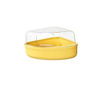 SUIOPPYUW Pet Bathing Supplies Clear Sand Box Bathtub Monitoring Hamster During Bath Time Adventures Made Of Durable PC Small Animal Sand Bath Box Gerbils Room Cage