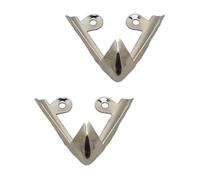 SUIOPPYUW Premium Toe Cap Pointed Protector For Women Shoes With Decorative High Heels Tip Cover And Strong Metal Shoes Protector High Heels Toe Cap Elegant Tip Cover, Silver, 3.5x3x1.5cm