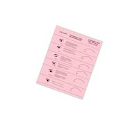 SUIOPPYUW Professional Exercise Lash Lashes Training Chart Essential For Eyelash Skills Improvement With Clear Print Technology Eyelash Extension Beginner Training Exercise Book, pink
