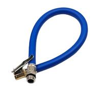 SUIOPPYUW Quick Connect Lock On Tire Inflator Replacement Hose With Extension Tube For Efficient Car Maintenance Tire Inflator Hose Clip Connector Quick Inflation, Blue