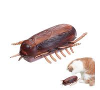 SUIOPPYUW Realistic Cockroach Loop Game For Cat Entertainment Alive Crawling Cockroach Battery Operated Robot Toy Monkey Gang Game, A