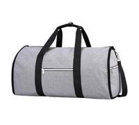 SUIOPPYUW Reliable Waterproof Garment Duffel Bag with Multiple Pockets Choice for Business Trips and Weekend Plans Holiday Business Trip Weekend Bag Suit Travel, Light Gray, 55x29x30cm