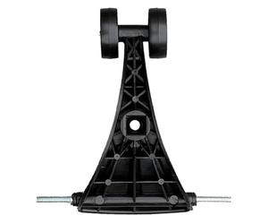 SUIOPPYUW Robust Baby Swing Car Wheel Accessories Made With Long Lasting Metal And PP Offering Kids Endless Fun Wiggle Car Accessory Ride On Toys Wheel Accessory, Black, 18x17cm