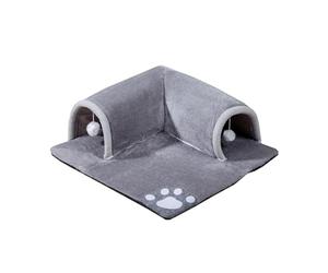 SUIOPPYUW Spacious Foldable Cat Tunnel Indoor Tube Pet Toy Interactive Supplies Training For Kittens Cat Tunnel Play Is Foldable And Can Be Easily Stored Without Taking Up Much Space. Is Also