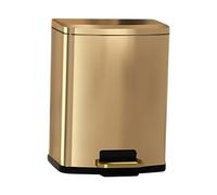 SUIOPPYUW Step Trash Can Rubbish Bin Garbage Container 9L Capacity Trash Can With Stainless Steel Construction Sturdy And Lightweight Step On Foot Pedal Garbage Bin Bathroom