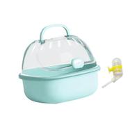 SUIOPPYUW Transparent Carrier Cage For Small Animals Ensures Safety And Comfort During Pet Travels And Adventures Hamster Travel Carrier Cage Transparent Portable