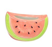 SUIOPPYUW Unique Watermelon Tissue Box Cover and Holder for Aesthetic Home Decor Kitchen Bathroom Living Room Accessory Paper Napkins Holder Tissue Storage Box Porcelain