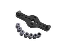 SUIOPPYUW Versatile Black Sel Centering Doweling Jig Set Wood Hole Locator 2-10mm Self Kit, Black
