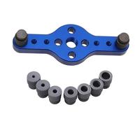 SUIOPPYUW Versatile Black Sel Centering Doweling Jig Set Wood Hole Locator 2-10mm Self Kit, Blue