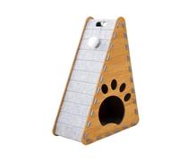 SUIOPPYUW Vertical Standing Cat Scratching Board Multifunctional Pet Cat Scratcher Pad Bed Dry Protects Furniture While Satisfying Scratching Interactive Board Vertical Standing