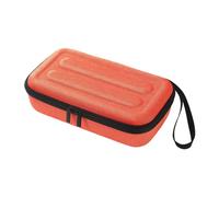 SUIOPPYUW Waterproof Dual Mic Bag For Wireless Microphone System Compact For Wireless Two Microphone System Nylon Travel, Orange, for Battery Type