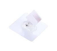 SUIOPPYUW Waterproof Shower H Mount Durable Wall Bracket For Handheld Shower Head Handheld Head Holder Strong Adhesive, White, 7.2x7.2cm