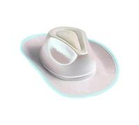 SUIOPPYUW Western Style LED Cowboy Hat For Halloween Parties Glowing Glow Style Accessory For Dress Up Gatherings Men Women Light Up Cowboy Hat Western Cowgirl Hats Flashing, White, 38x32x12cm