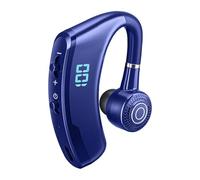 SUIOPPYUW Wireless Headphone Bluetooth Headset Ear Hook Earbuds Voice Prompt Function IPX7 Waterproof High-fidelity Stereo Sound Wireless Headphone Single Ear Earphone Earpiece, Blue, 72x60x21mm