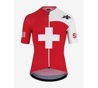 Suisse Federation Targa S9 Short Sleeve Jersey Red White - XS