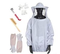 Suit Bee Keeping Equipment Gloves Hive Brush Hook Set