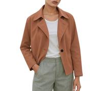 Suit Carriers for Women Jacket - Jacket Women's Casual Temperament Women's High End Sense Solid Color Short Suit (Brown XL)