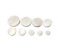 Suit Fastener Plating MetalMetal Gold Black Button for Jeans Shirt Clothing 9mm-30mm Craft Needlework Sewing 6Pcs, Black, 23mm 6pcs(Bright Silver)