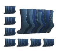 (Suit socks ) 12 Pack Mens Smart Breathable Socks Casual Multicolour Cotton Rich Designer Men Socks