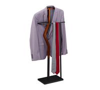 Suit stand Clothes Rack Wardrobe Butler Freestanding Durable Valet Stand