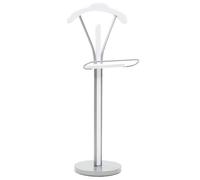 vidaXL Suit Stand 45x35x107cm Natural Clothing Coat Garment Rack Valet Hanger
