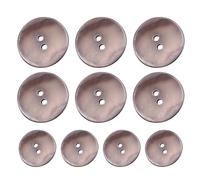 Suit Toggle, Natural Shell Button, Round Apparel Closing Device, Unique Mother of Pearl Design, Seamless Garment Repair Functionality, Top Craft Selection, Ten Piece Pack Polished River Stone