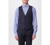 BOSS Slim-fit waistcoat in virgin-wool serge - Style H-Huge-Vest-B1, 50469160 Dark Blue 36R
