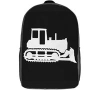 Suitable Daypack Earthmover Digger Bulldozer Rucksack Large Capacity Knapsack for Camping, Hiking, Work, 42X32X14Cm