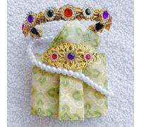Suitable for 10-20cm Trend Dolls, Different Ethnic Styles Doll Clothes (Without Dolls) (17cm Fresh Green Thai Clothing)
