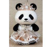 Suitable for 17CM Trend Dolls, Noble Princess Skirts, Crown Clothes , Dolls not Included (Dawn Pink Gold)