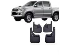 Suitable for 2016-2023 Toyota Hilux 2WD mud flaps | Flexible, soft mudguard material Protects the paintwork from damage caused by stones and mud 4-piece set