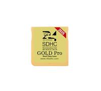 Suitable for 3DS DSL XL/LL 2025 R-4 SDHC Portable Adapter Card Game Card Digital Memory Card Flashcard (Gold.)