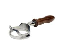 Suitable for 58mm Semi-Automatic Coffee Machine with Bottomless Handle E61 Walnut Handle Coffee Filter(H Head)