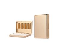 Suitable for 6th and 7th generation IQO ILUMA ONE IQS moisture-proof automatic magnetic suction 20 pack aluminum alloy storage box(Gold)