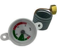 Suitable For BAXI DUO-TEC 24 & 28 & 33 & 40 ERP, Main Combi ERP ECO Elite 25/30 and Potterton Heatmax HE 24/28/33Boiler Pressure Gauge, Replacement Part 5118385