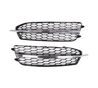 Suitable For C7 4G0807681D 4G0807682D Car Left Right Side Front Bumper Vent Grill Foglight Lamp Lower GrillesFrame Cover Grill Covers Heavy Duty Abs Car Front Bumper Fog Light Grilles Cover
