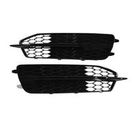 Suitable For C7 4G0807681D 4G0807682D Car Left Right Side Front Bumper Vent Grill Foglight Lamp Lower GrillesFrame Cover Grill Covers Heavy Duty Abs Car Front Bumper Fog Light Grilles Cover