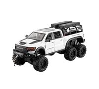 Suitable For Dodge Ram 1500 REX Pickup Truck 1:24 Die-cast Alloy Model With Sound And Light Effects(White)