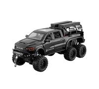 Suitable For Dodge Ram 1500 REX Pickup Truck 1:24 Die-cast Alloy Model With Sound And Light Effects(Black)