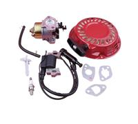 Suitable for GX160 GX200 5.5HP 6.5HP Engine Mower Carburetor Ignition Coil Recoil Pull Starter Gasket Kit