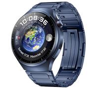 Suitable for Huawei Watch5 ultra-light pure titanium convex head I-shaped thin titanium metal quick-release watch strap 20mm/22mm,Azure 02,20mm
