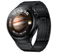 Suitable for Huawei Watch5 ultra-light pure titanium convex head I-shaped thin titanium metal quick-release watch strap 20mm/22mm,Black 02,22mm