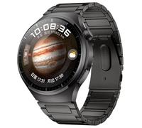 Suitable for Huawei Watch5 ultra-light pure titanium convex head I-shaped thin titanium metal quick-release watch strap 20mm/22mm,Titanium Gray 03,22mm