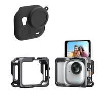 Suitable for Insta 360 GO Ultra Metal Protective Frame + Silicone Sleeve, Aluminum Alloy Case, Quick Release Protective Frame, Guard Protector for Insta360 GO Ultra Camera Accessories