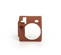 Suitable for Instax mini99 Camera Protective Case, Simple Solid Color, Dust-Proof And Stain Camera Cover Instant Camera Lightweight Full Covered Soft Gel Rubber Case Cover (Brown)