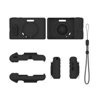 Suitable for Kodak Pixpro C1 Camera Silicone Protective Case, Soft Touch Dustproof Shockproof Cover with Precise Cutouts, Multiple Vibrant Colors, Include Hand Lanyard，Black