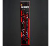 Suitable for LEGO F1 Speed Champions 77242-77251 model display boards, wall-mounted display boards, birthday gifts, and collector's essentials (model not included). (J)