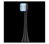 Suitable for Lohmann Electric Toothbrush Cleaning Brush Head Soft bristles Replacement T3/T5/V5/T6/T10/T10sT10X(Black stem - White Blue Pointed Hair)